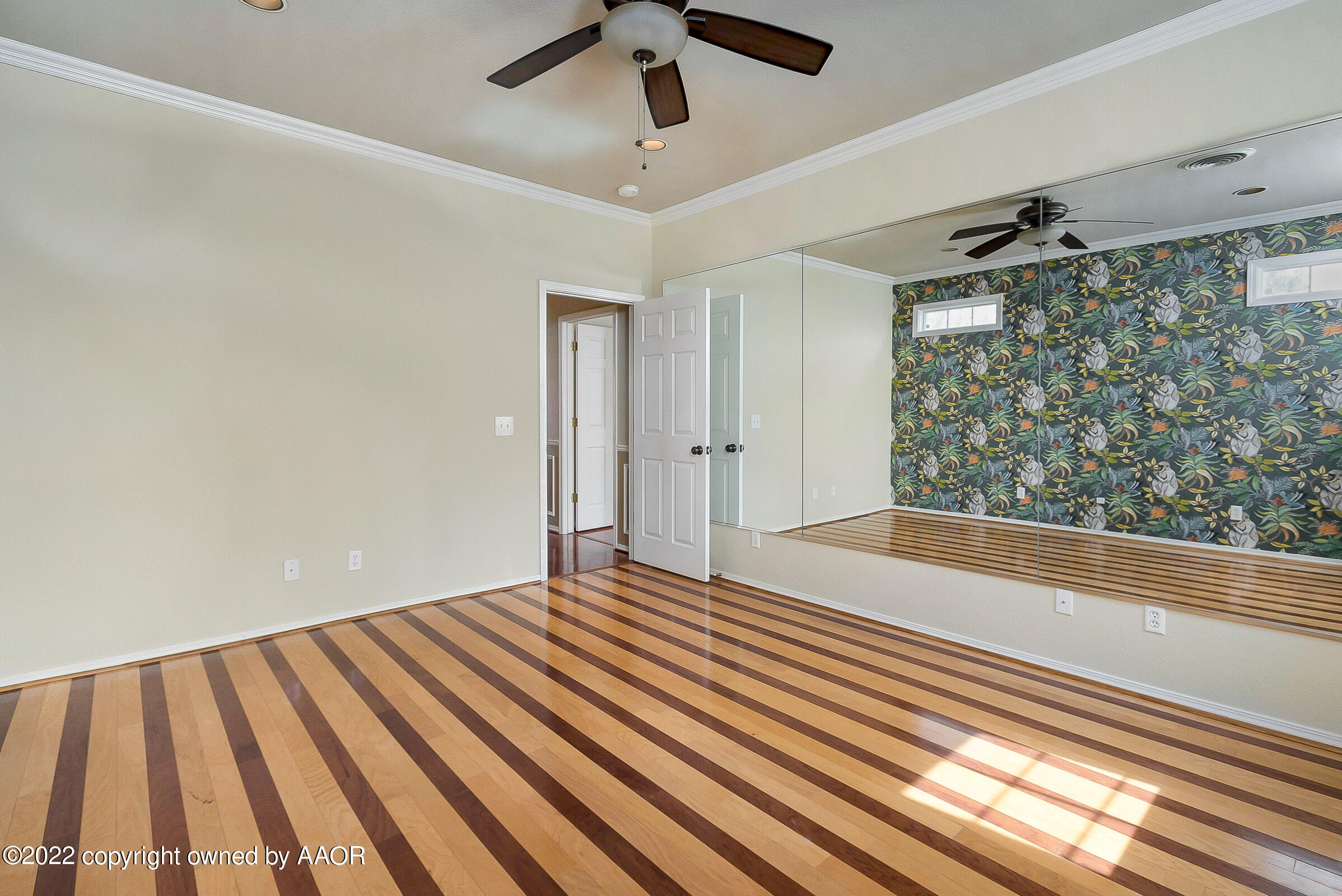 2 Snead Lane Amarillo, TX 79124 - Photo 38 of 76 a view of a room with wooden floor fan and windows