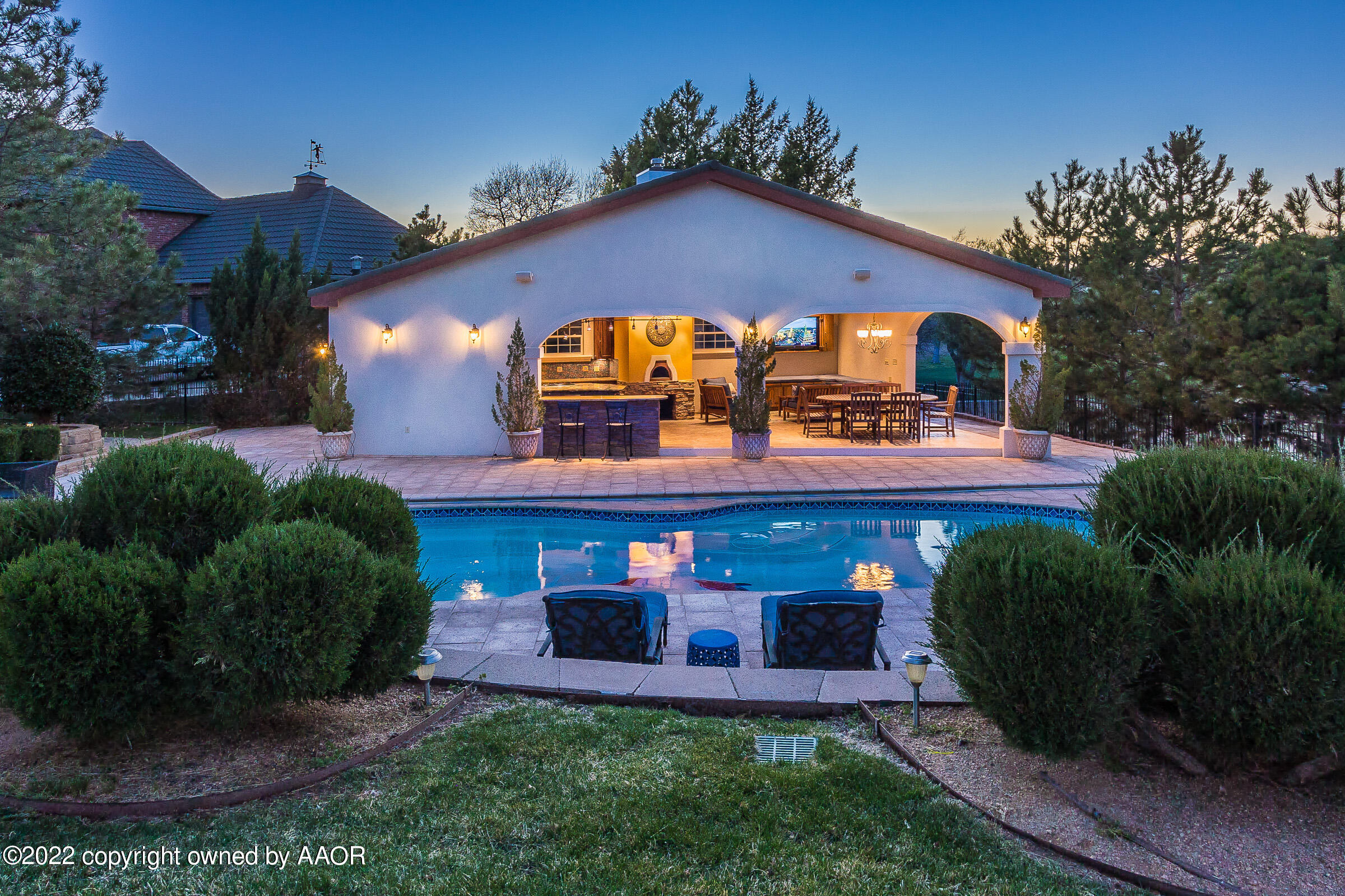 2 Snead Lane Amarillo, TX 79124 - Photo 46 of 76 067_Rear Twilight