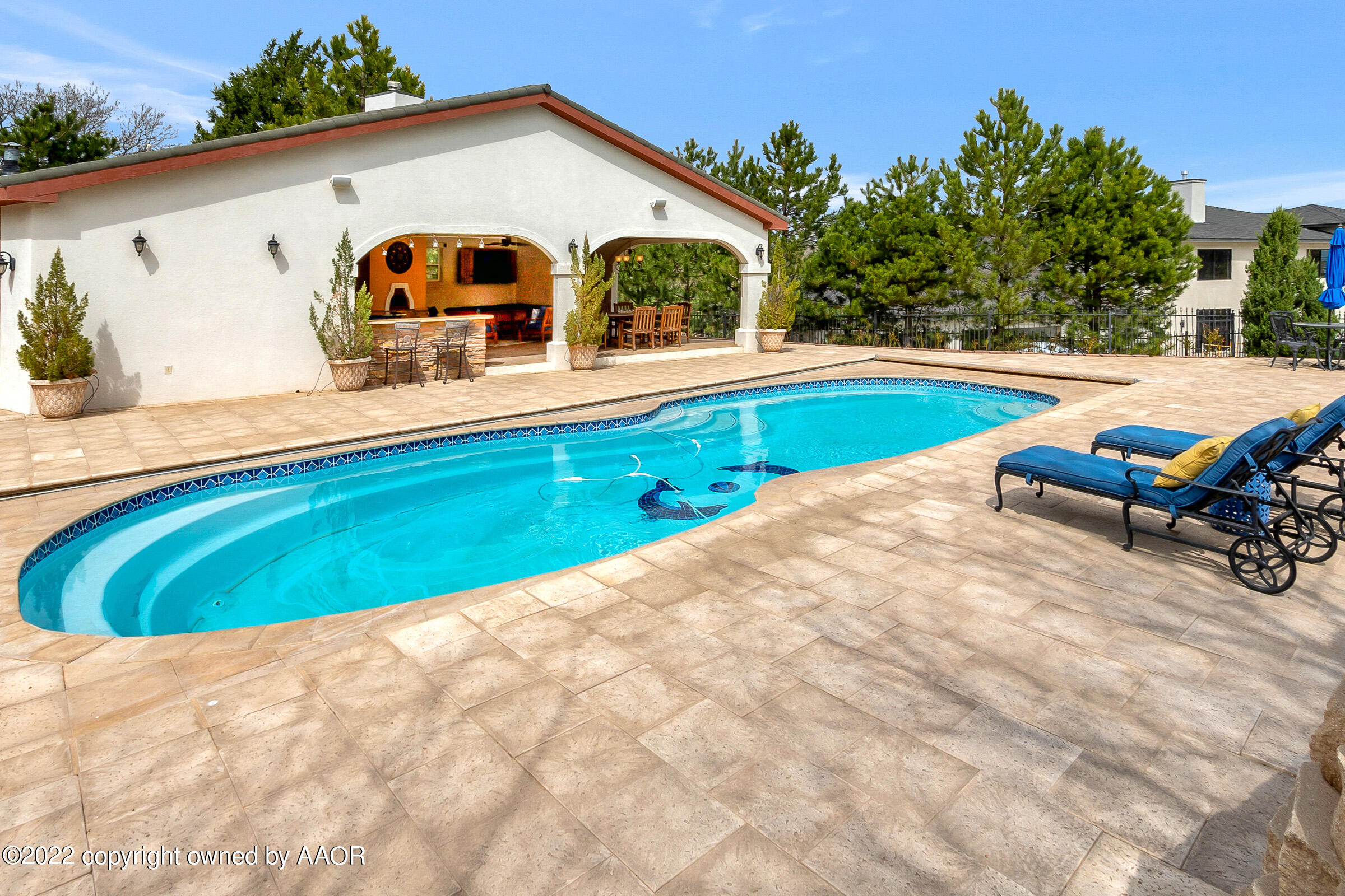 2 Snead Lane Amarillo, TX 79124 - Photo 49 of 76 a swimming pool with outdoor seating