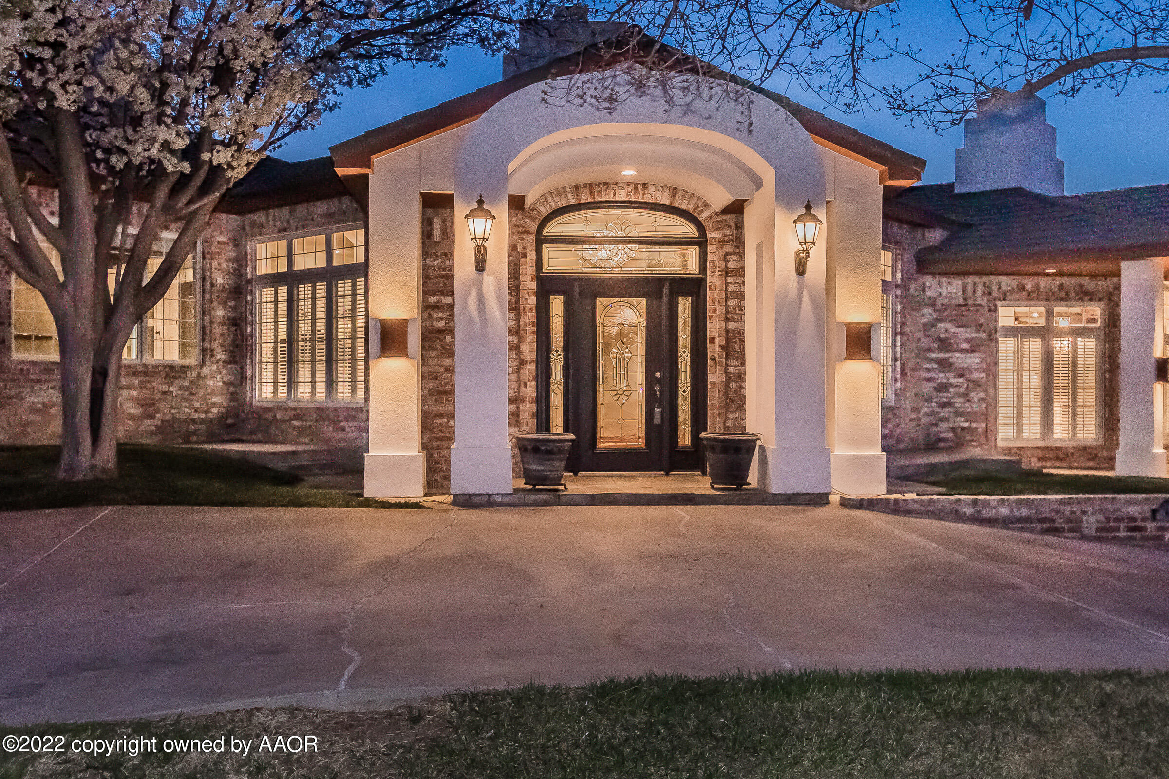 2 Snead Lane Amarillo, TX 79124 - Photo 67 of 76 065_Front Entry Twilight