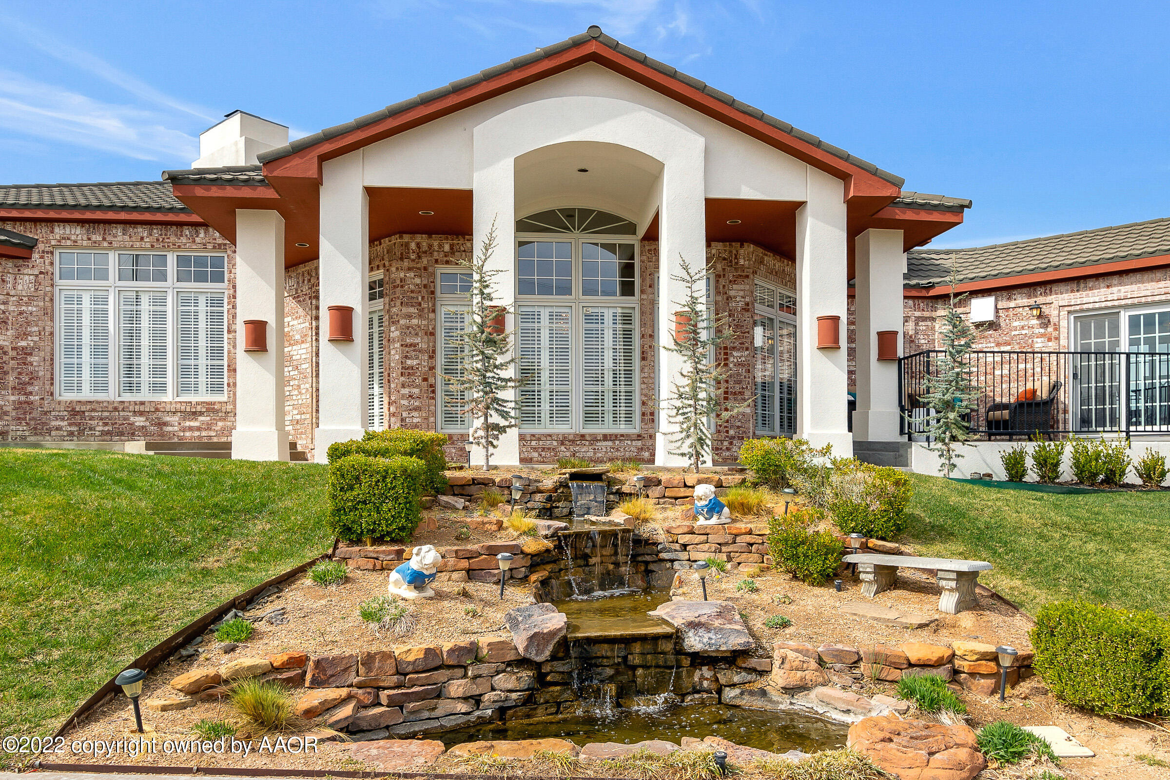 2 Snead Lane Amarillo, TX 79124 - Photo 76 of 76 a front view of a house with garden