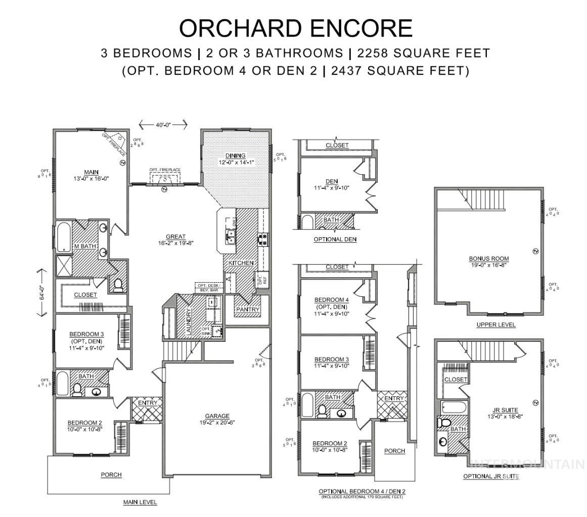 3305 East Fitz Roy Street Kuna, ID 83634 - Photo 23 of 23 View of floor plan / room layout