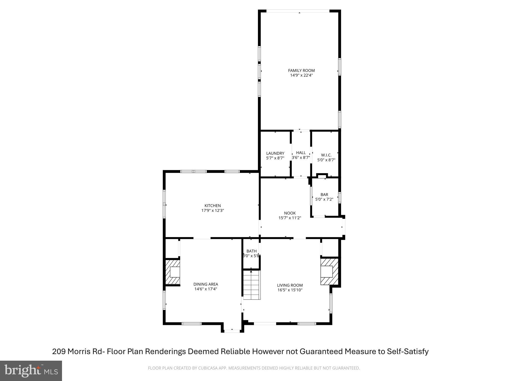 209 Morris Road Lansdale, PA 19446 - Photo 43 of 46 1st Fl Floor Plan