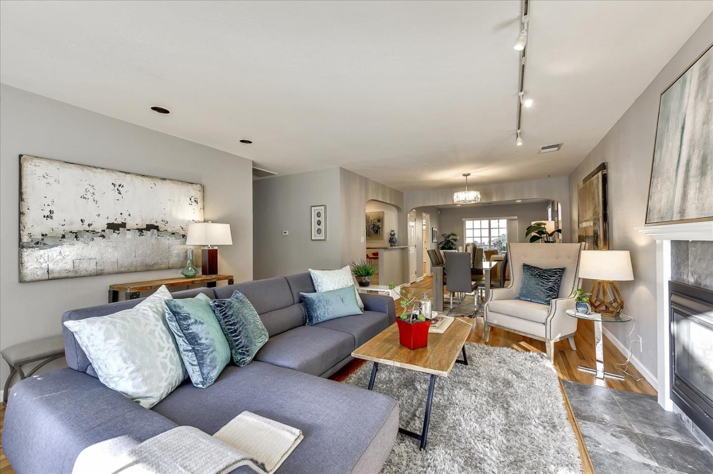 1371 Linda Mar Boulevard Pacifica, CA 94044 - Photo 5 of 30 a living room with furniture and kitchen view