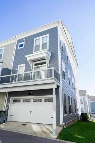 a view of a building with a street