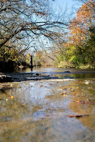 a view of a swimming pool with a lake