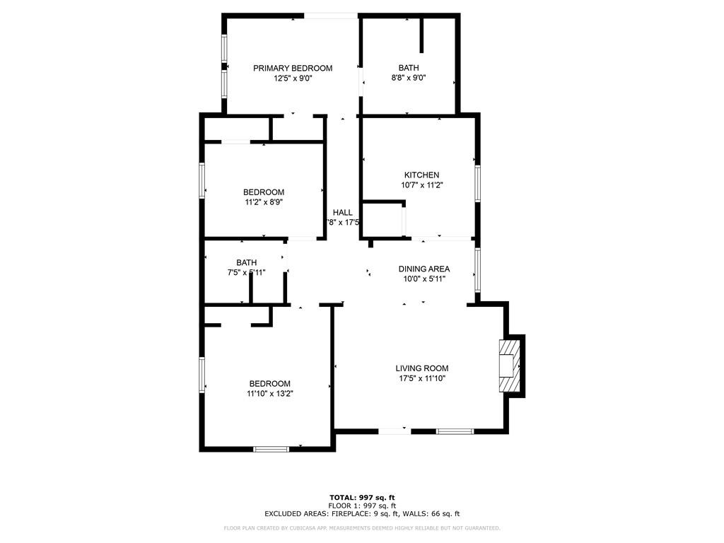 55 Wyman Street Southeast Atlanta, GA 30317 - Photo 25 of 25 a picture of a bench in front of a wall