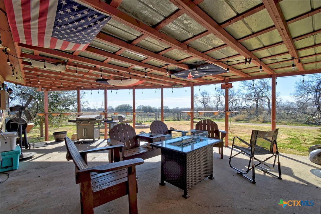 1017 Highway 87 Smiley, TX 78159 - Photo 24 of 30 a outdoor space with patio couch and chairs