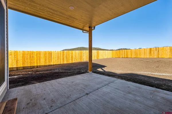 a view of an outdoor space and wooden floor