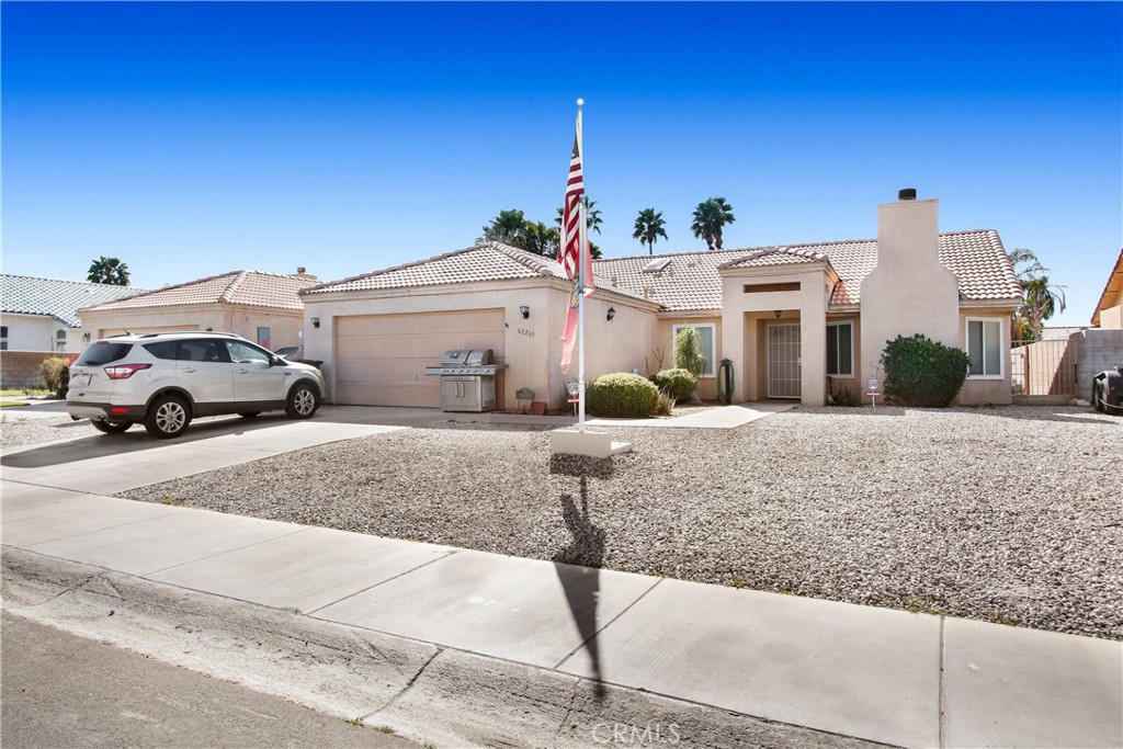 a house view with a outdoor space