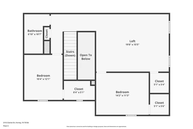 $1,775 | 2115 Clarion Drive, Forney, TX 75126