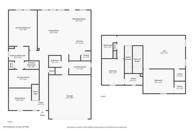 $1,775 | 2115 Clarion Drive, Forney, TX 75126
