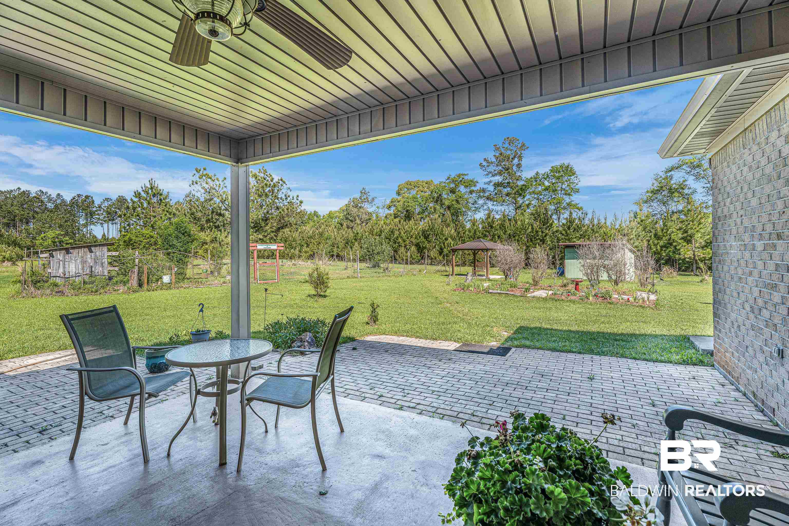 18255 Cactus Court Elberta, AL 36530 - Photo 8 of 53 View of patio / terrace featuring ceiling fan