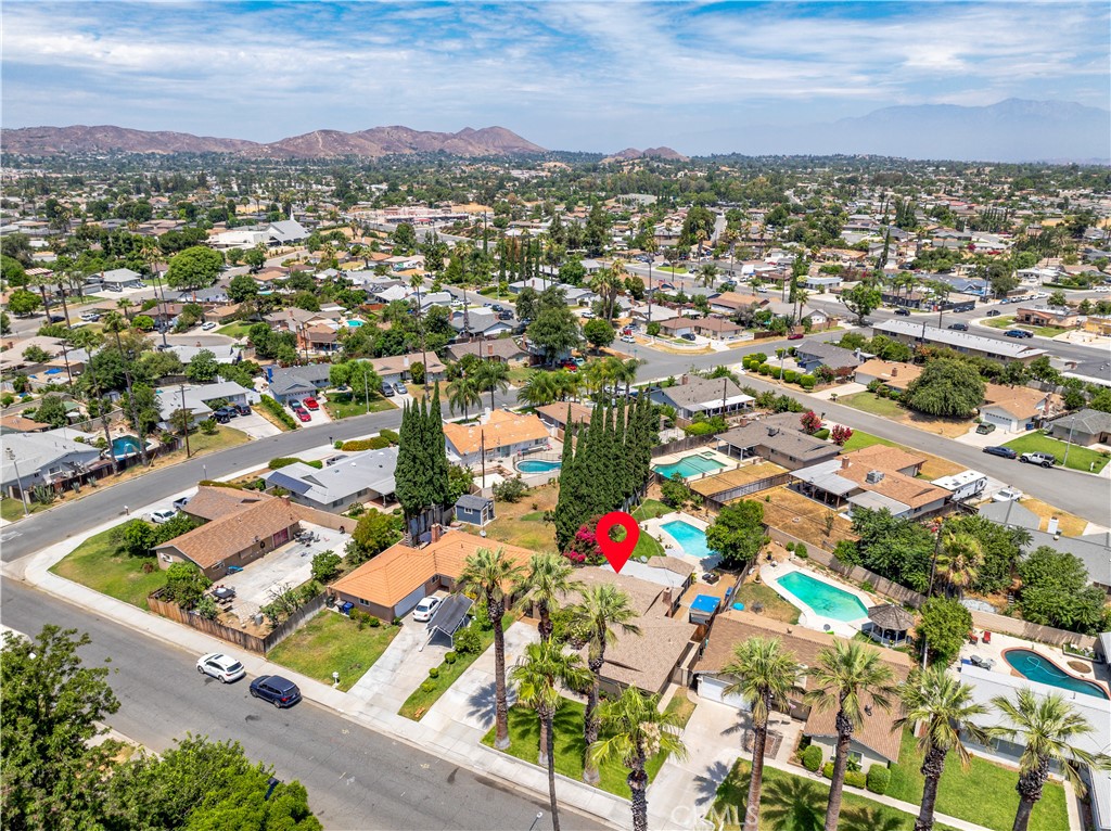 10409 Pendleton Street Riverside, CA 92505 - Photo 35 of 35 an aerial view of residential houses with outdoor space