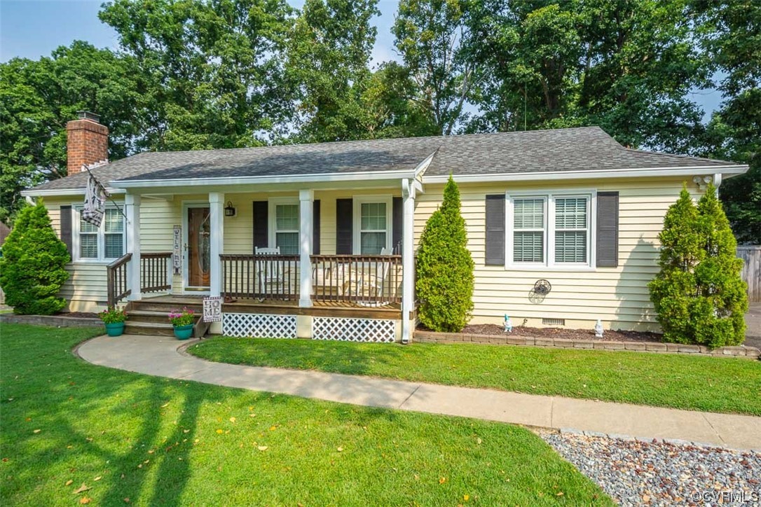 4648 Brookridge Road Chesterfield, VA 23832 - Photo 5 of 50 a front view of a house with a yard