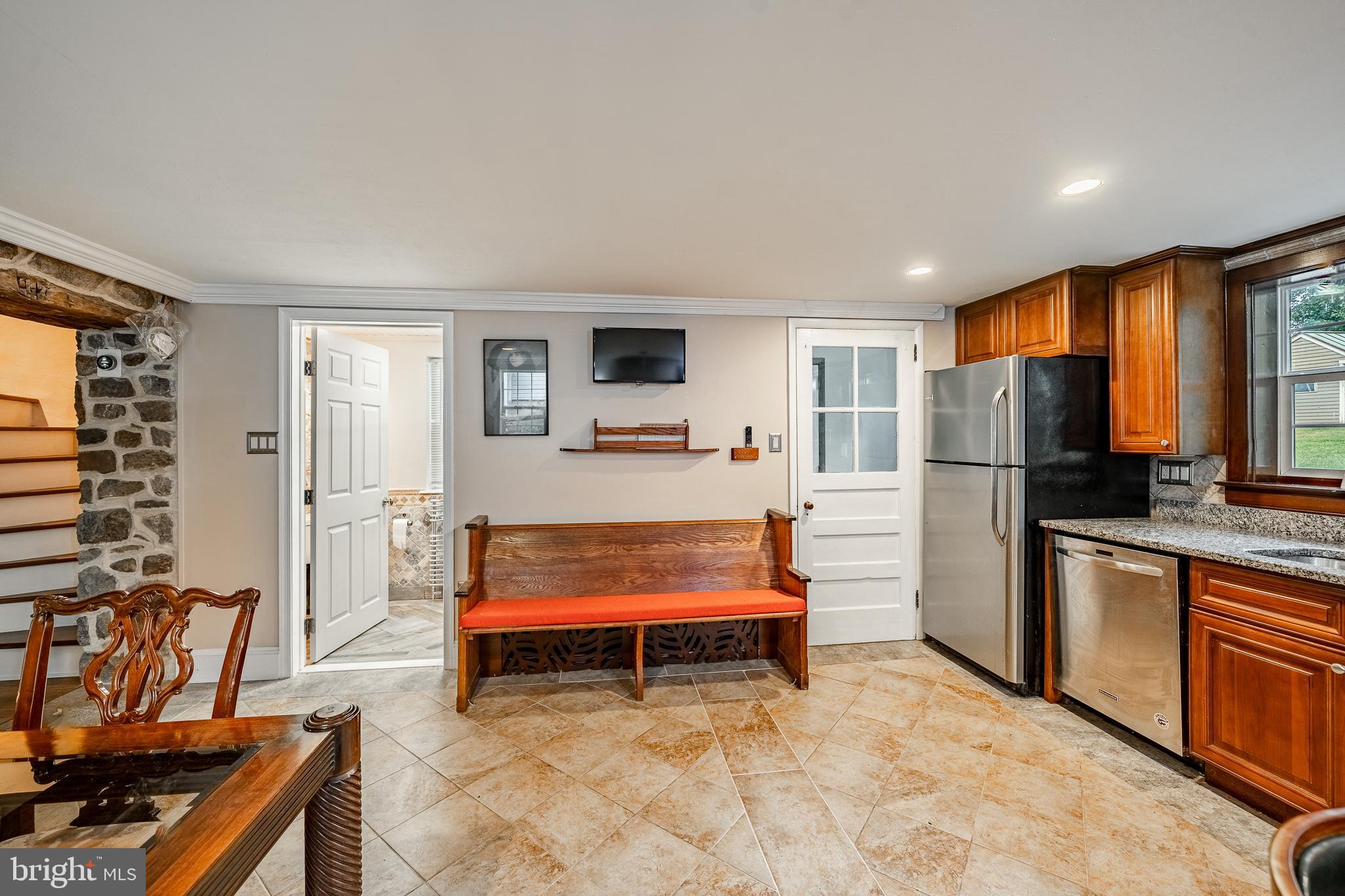 59 East Main Street Elverson, PA 19520 - Photo 13 of 43 a outdoor space with a large window and stainless steel appliances