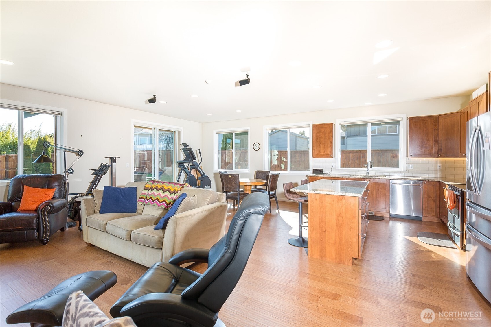 271 Blue Glacier Loop Sequim, WA 98382 - Photo 14 of 39 a living room with furniture and a large window