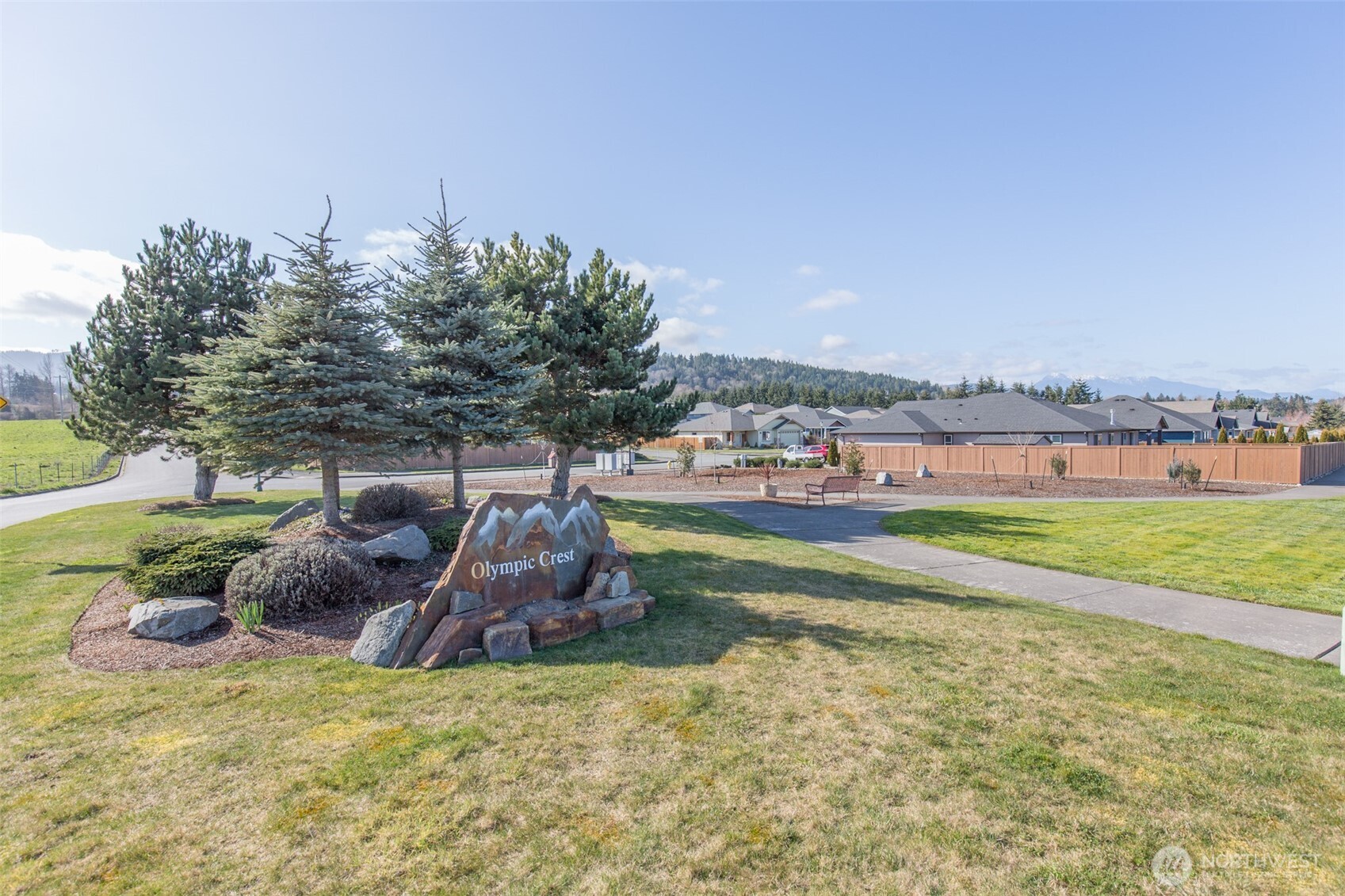 271 Blue Glacier Loop Sequim, WA 98382 - Photo 2 of 39 a view of a garden with an outdoor space