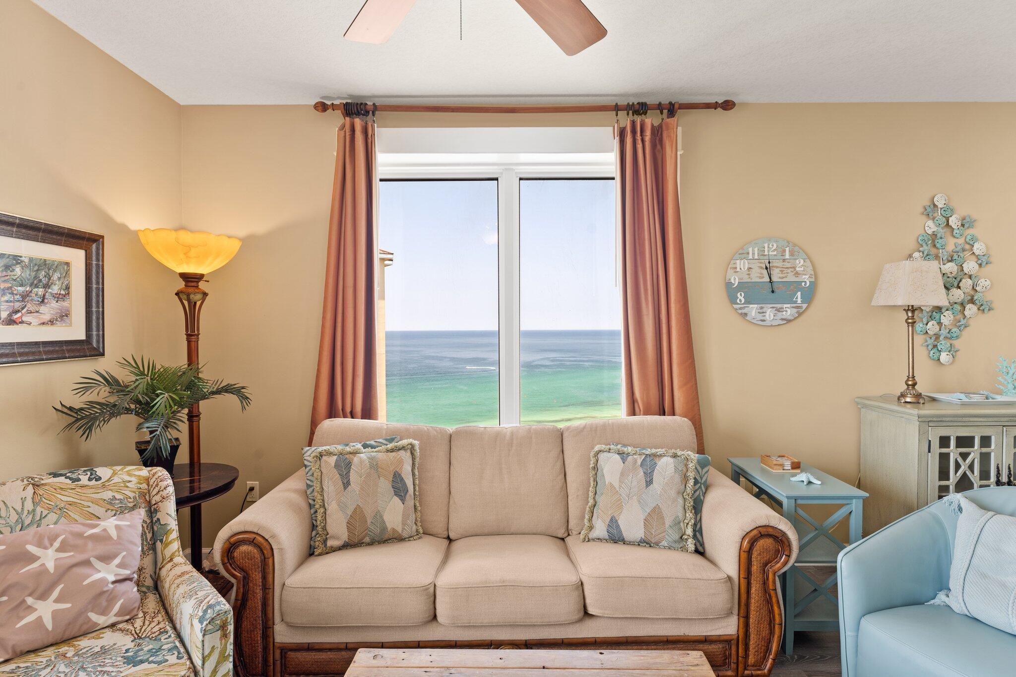 11800 Front Beach Road, Unit 1301 Panama City Beach, FL 32407 - Photo 3 of 41 Living room 2