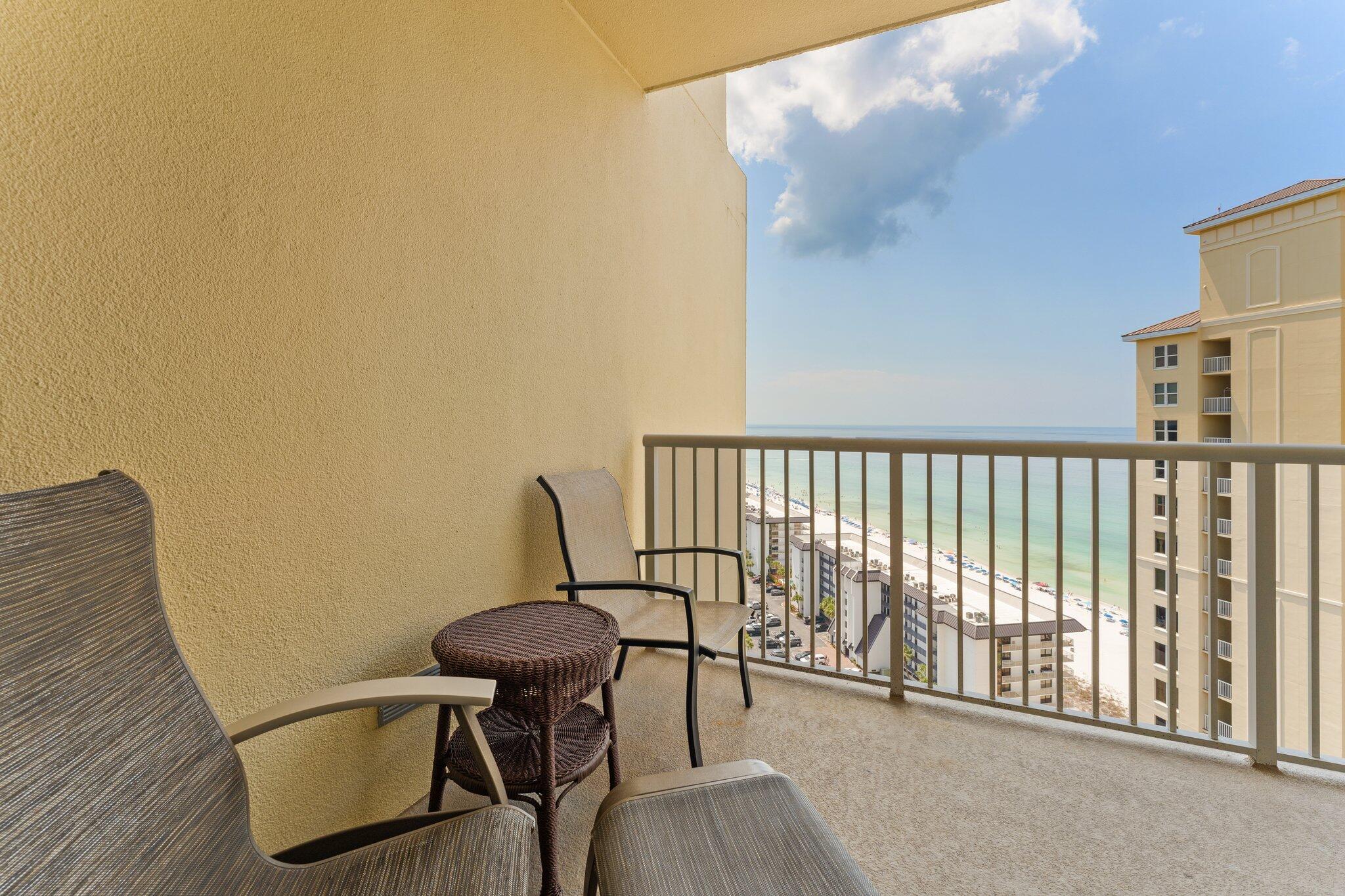 11800 Front Beach Road, Unit 1301 Panama City Beach, FL 32407 - Photo 33 of 41 West Balcony View