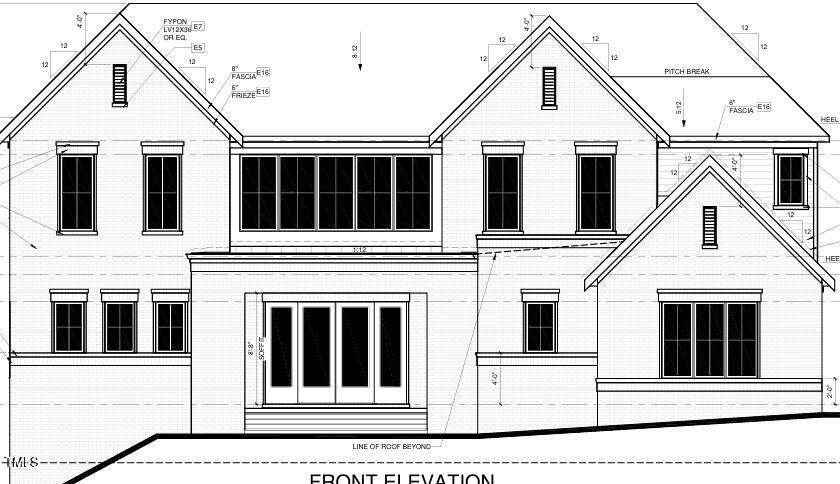 1500 Ridge Road Raleigh, NC 27607 - Photo 2 of 36 a black and white photo of a building