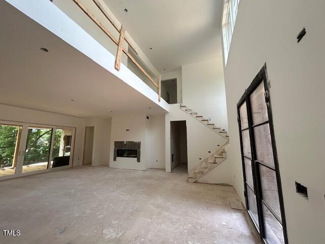 1500 Ridge Road Raleigh, NC 27607 - Photo 5 of 36 a view of an empty room with a fireplace
