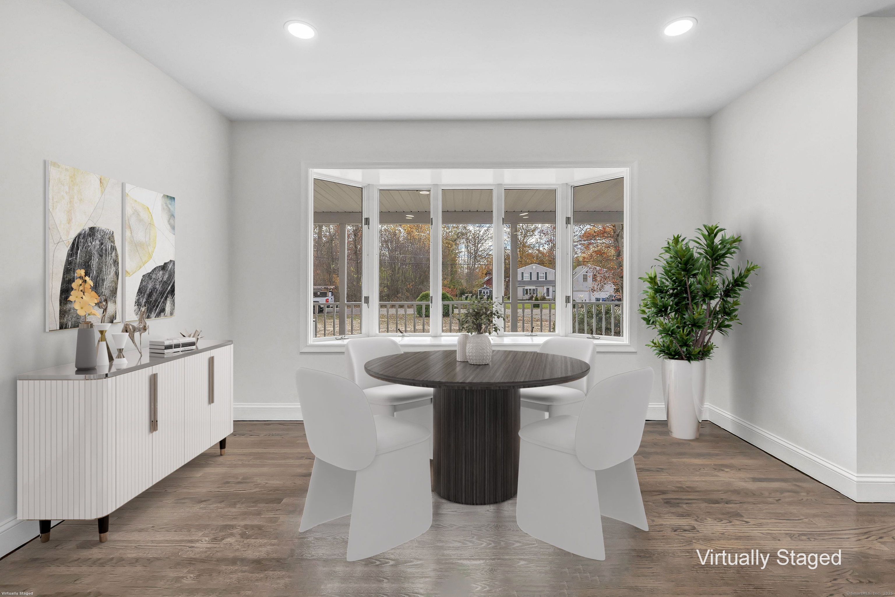 159 Tom Swamp Road Hamden, CT 06518 - Photo 10 of 38 a view of a kitchen with a sink and wooden floor