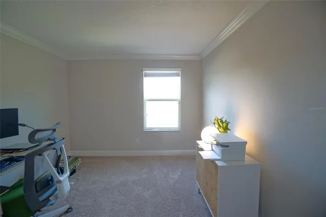 a room with a window