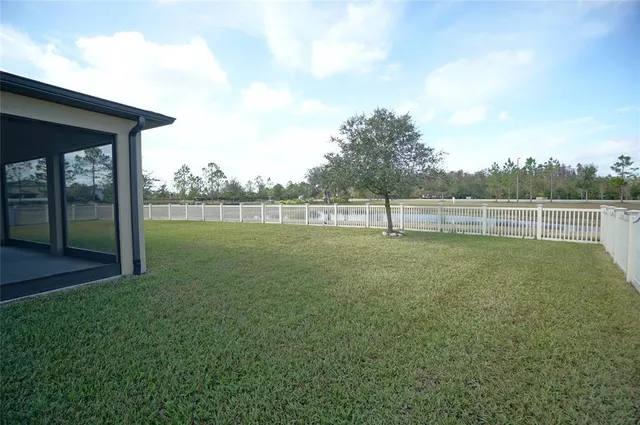 a view of a green field