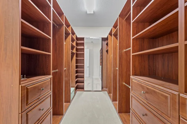 a view of a golf course with a big yard