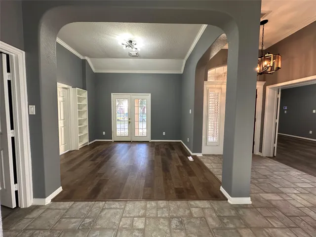 a view of swimming pool with a patio