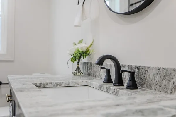 a close view of sink
