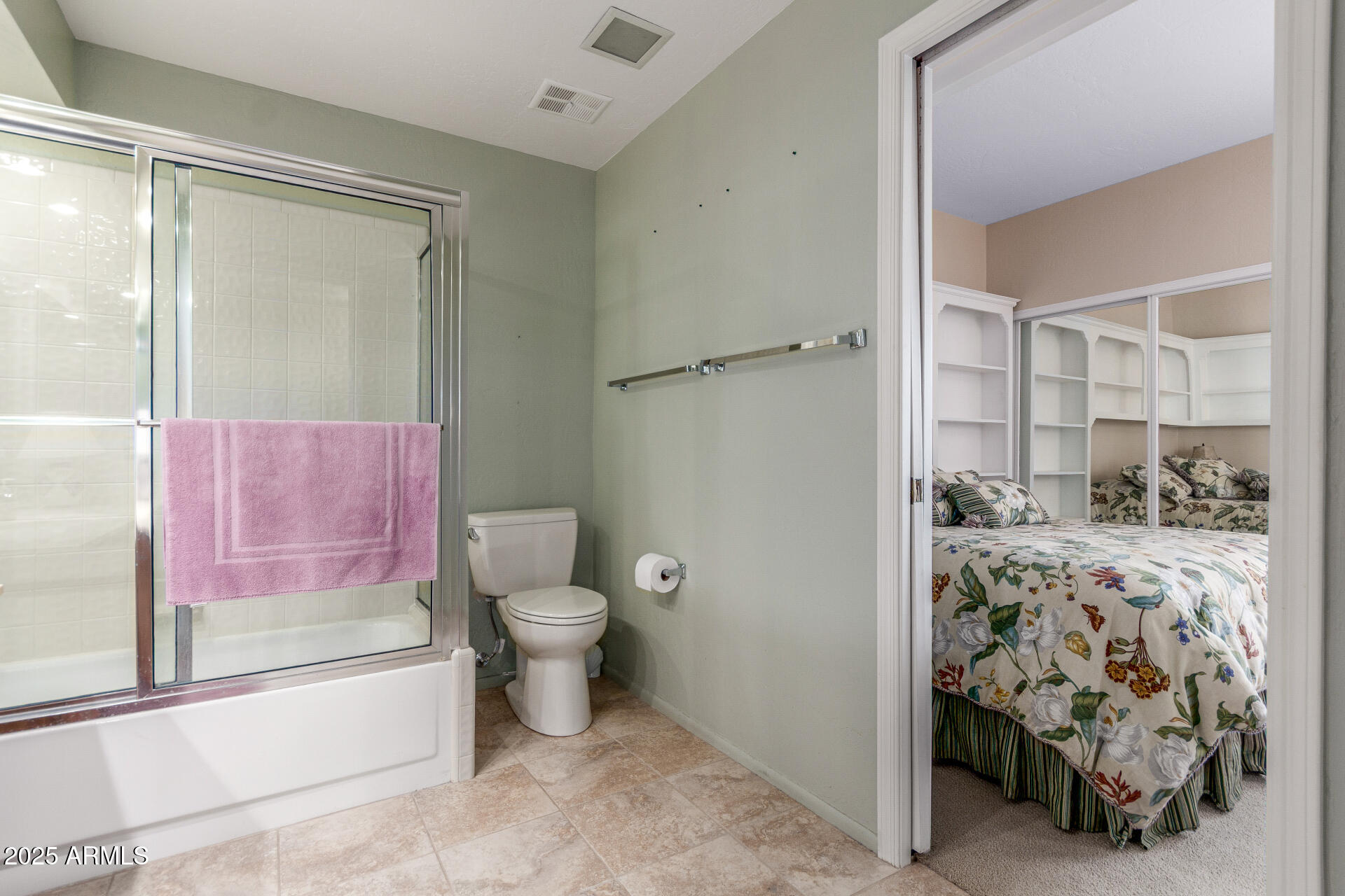 10019 East Mountain View Road, Unit 1121 Scottsdale, AZ 85258 - Photo 21 of 39 a bathroom with a bathtub toilet and shower
