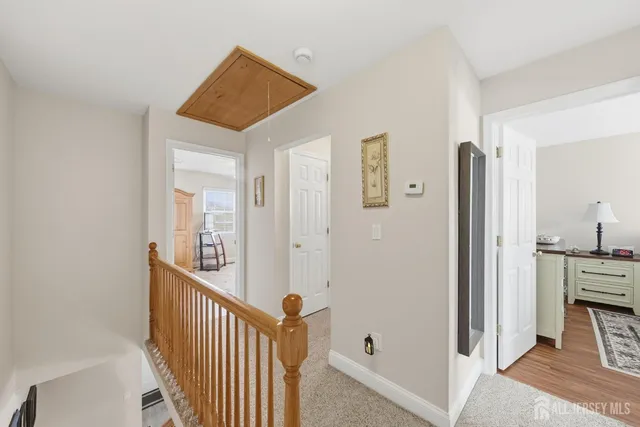 a view of a hallway with interior of the house
