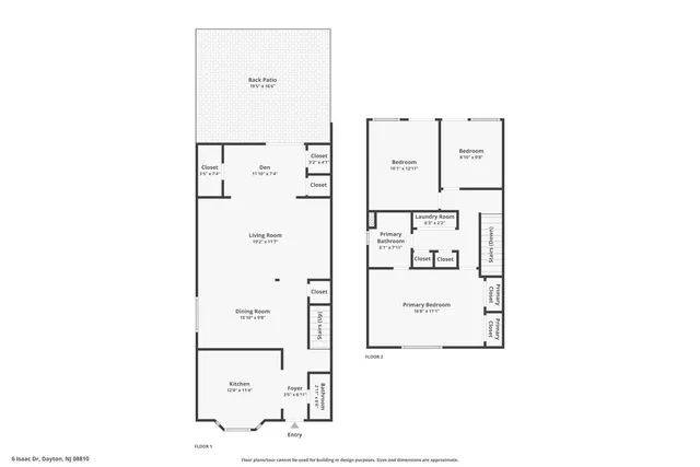 an aerial view of a house with a swimming pool