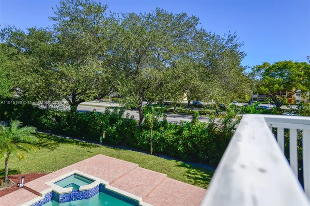 a view of a lake with outdoor space