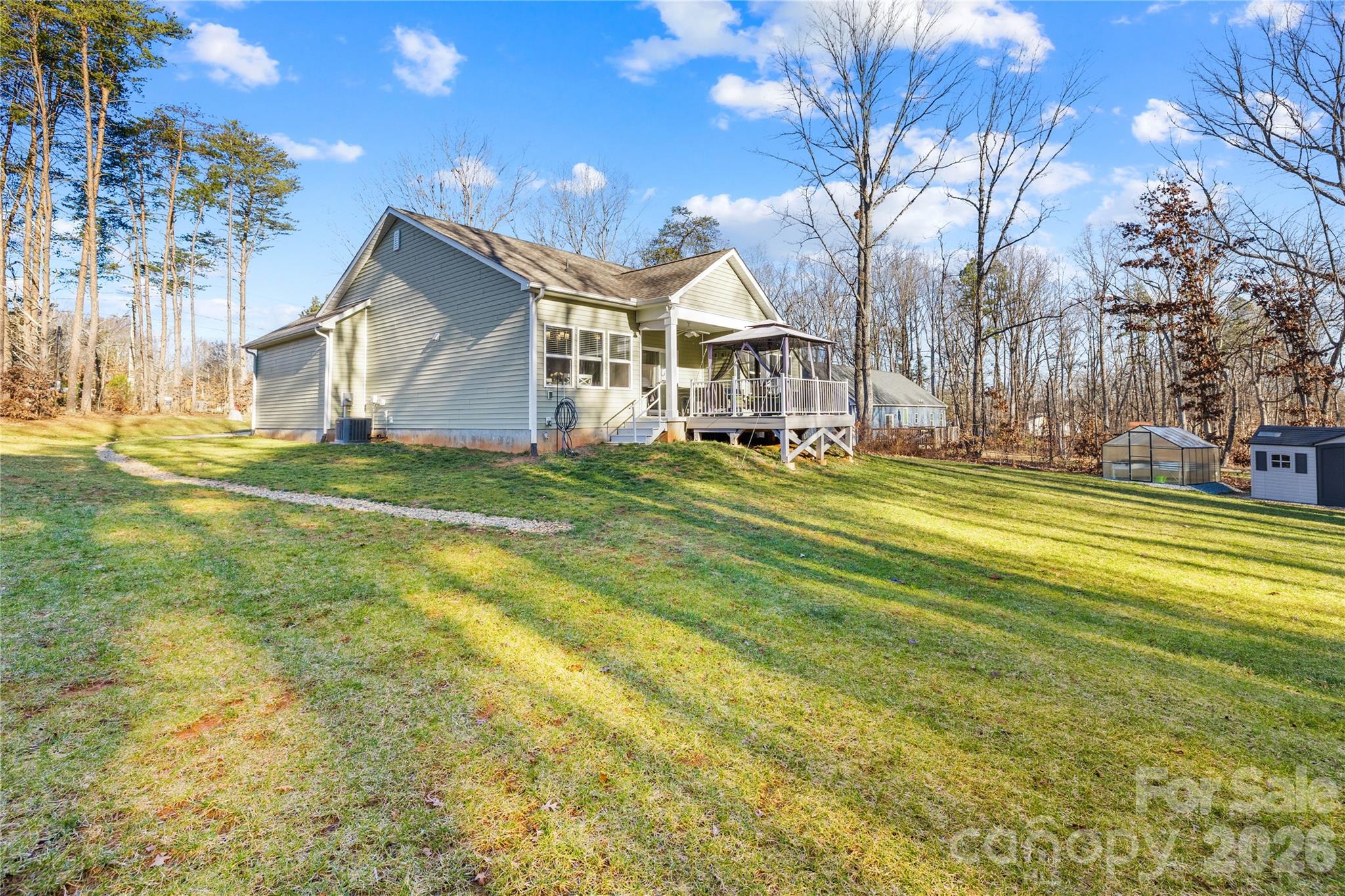1600 Barefoot Road Catawba, NC 28609 - Photo 29 of 34 a view of a house with a big yard and large trees