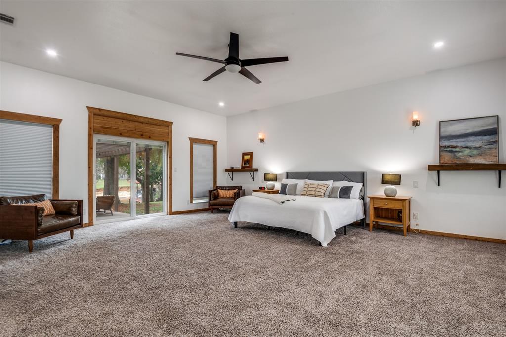 107 Slaughter Ranch Road Trinidad, TX 75163 - Photo 10 of 12 a living room with furniture and a ceiling fan