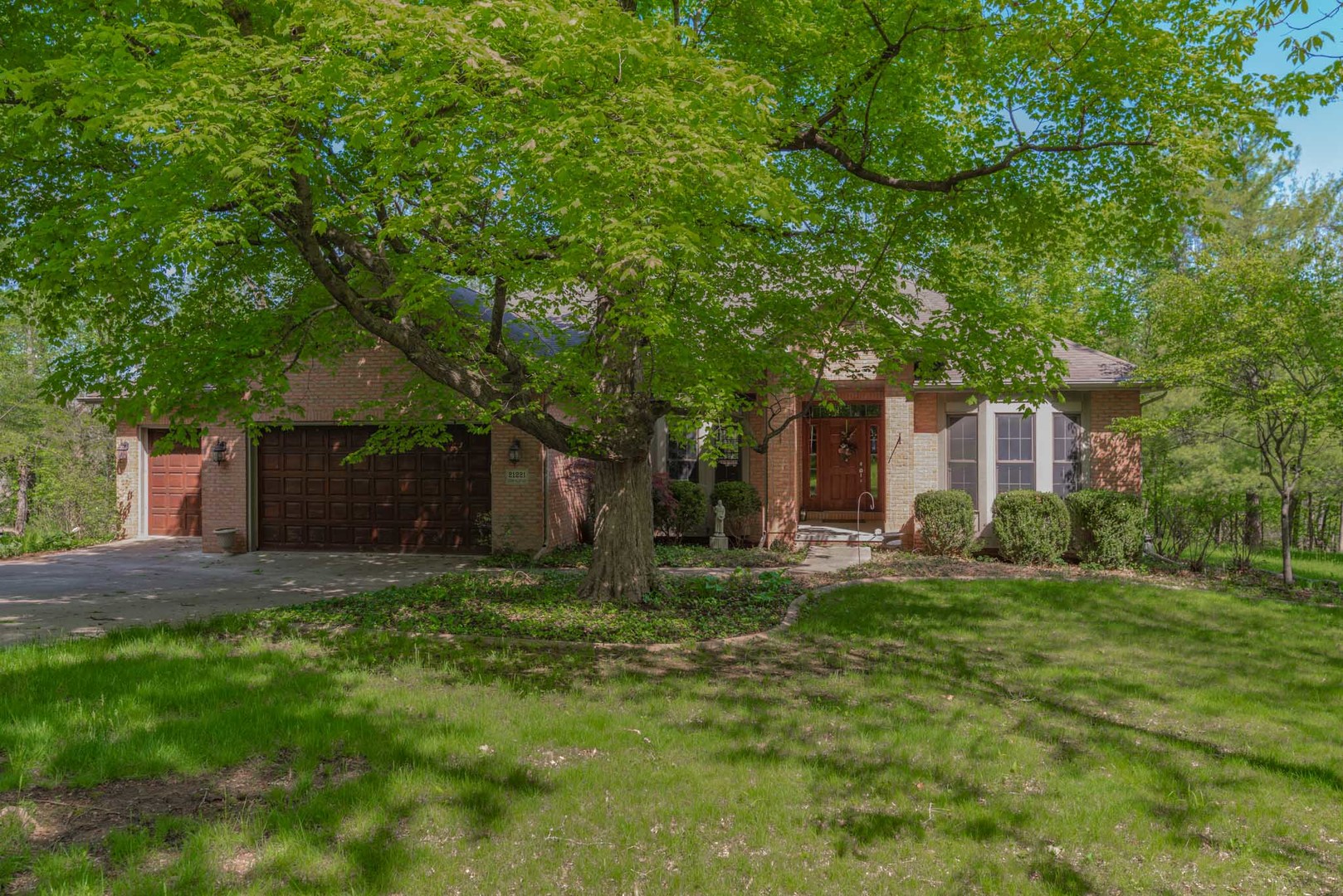 a house view with a sitting space