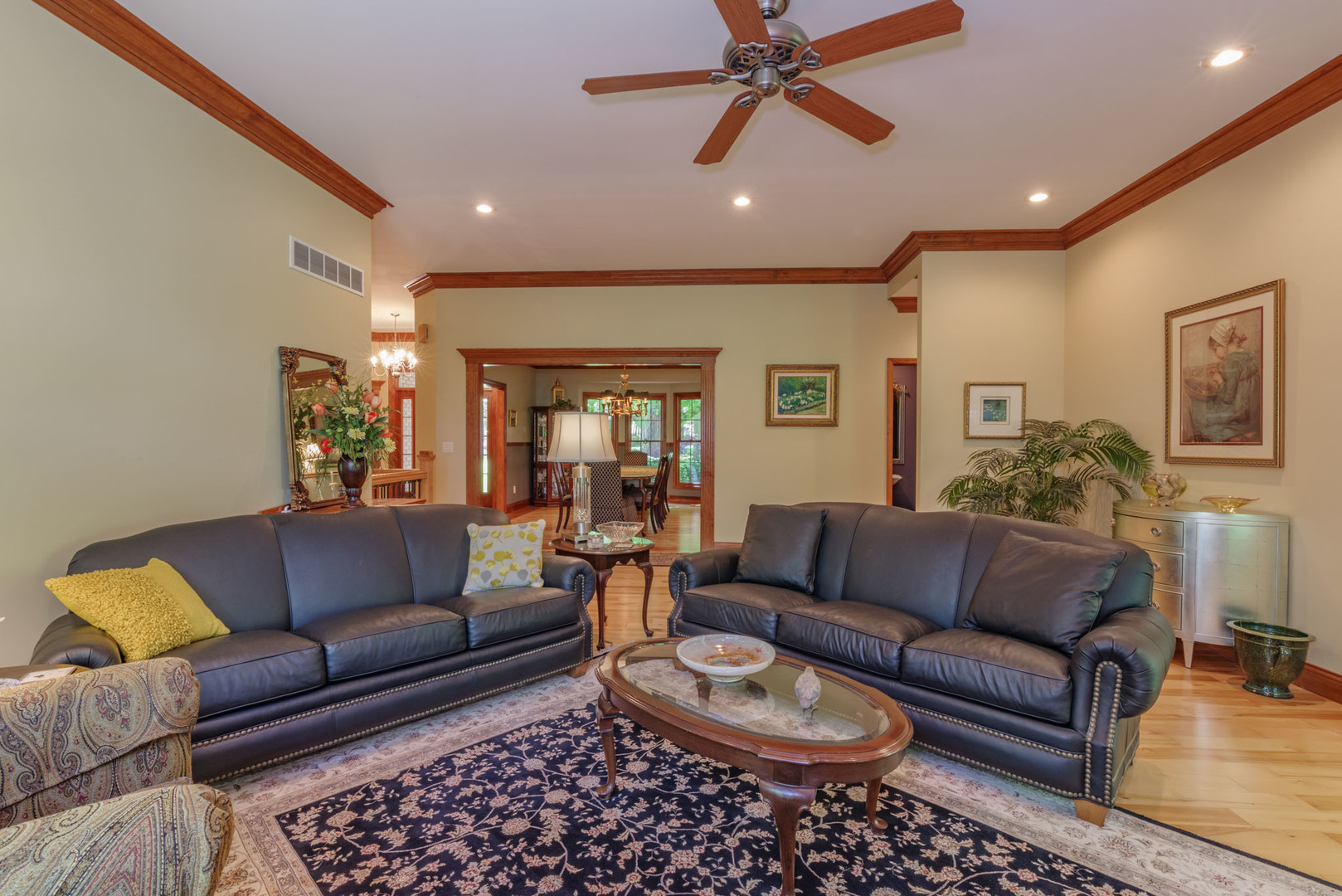 21221 Hidden Valley Loop Lexington, IL 61753 - Photo 12 of 44 a living room with furniture and a rug