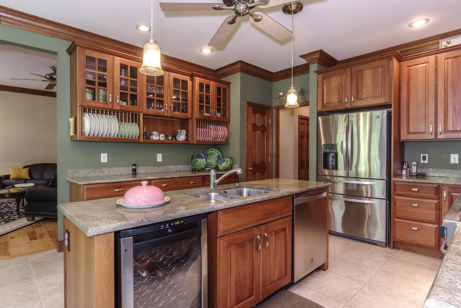 21221 Hidden Valley Loop Lexington, IL 61753 - Photo 17 of 44 a kitchen with a sink cabinets and window