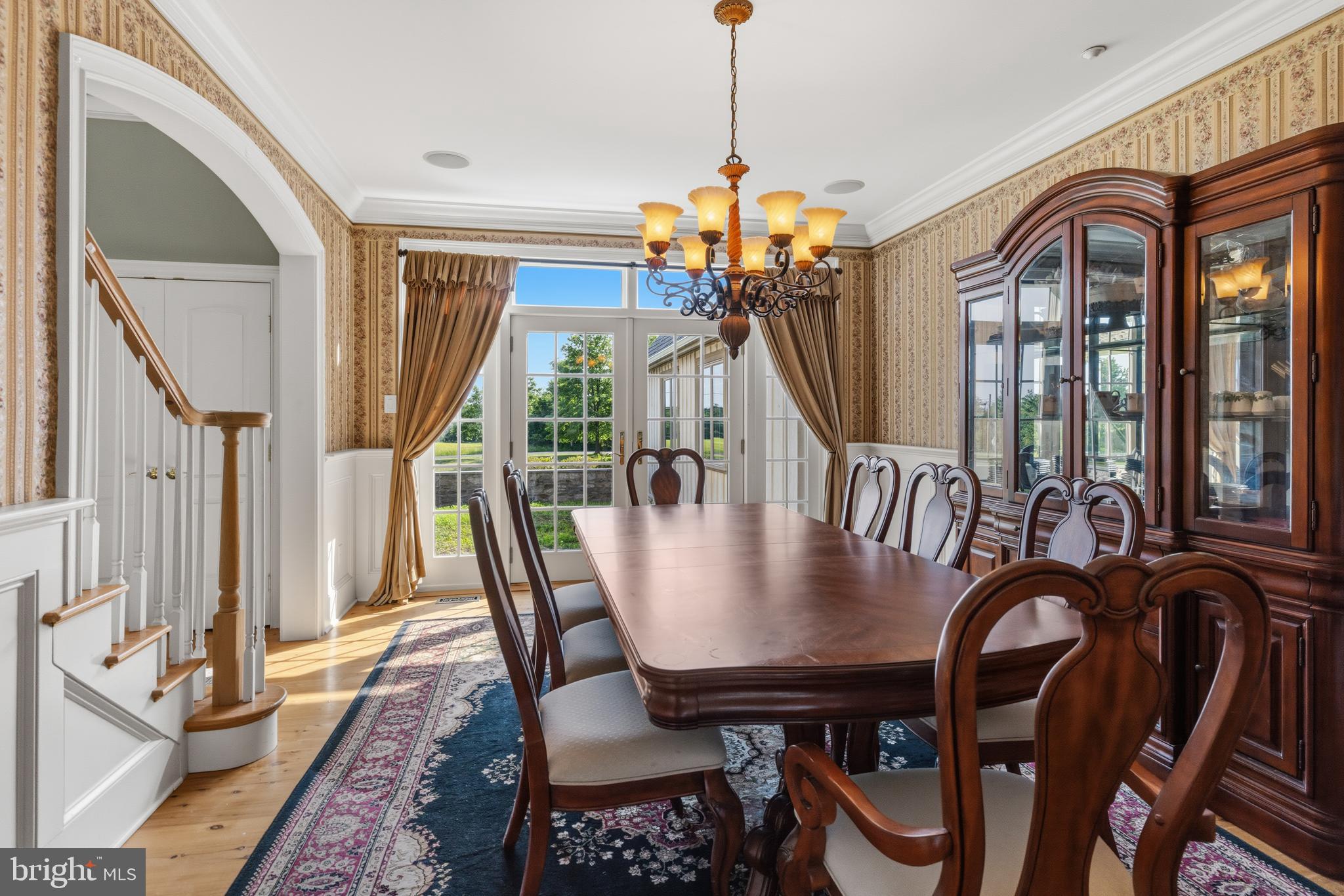 265 Walter Road Chalfont, PA 18914 - Photo 16 of 83 Formal dining room w/ French Doors to Courtyard
