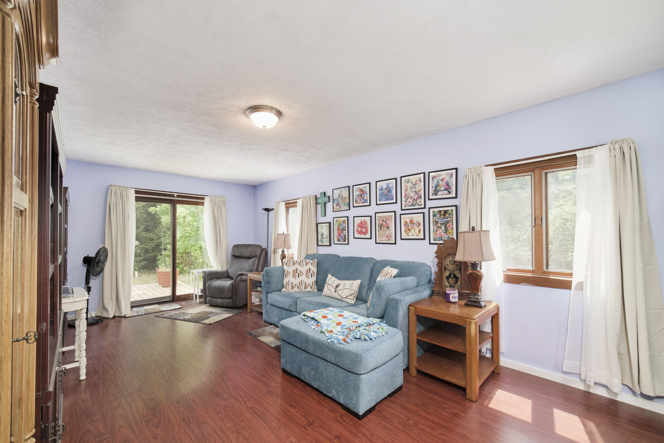 925 South High Bridge Road Wellston, MI 49689 - Photo 19 of 55 Glass sliding doors to back deck