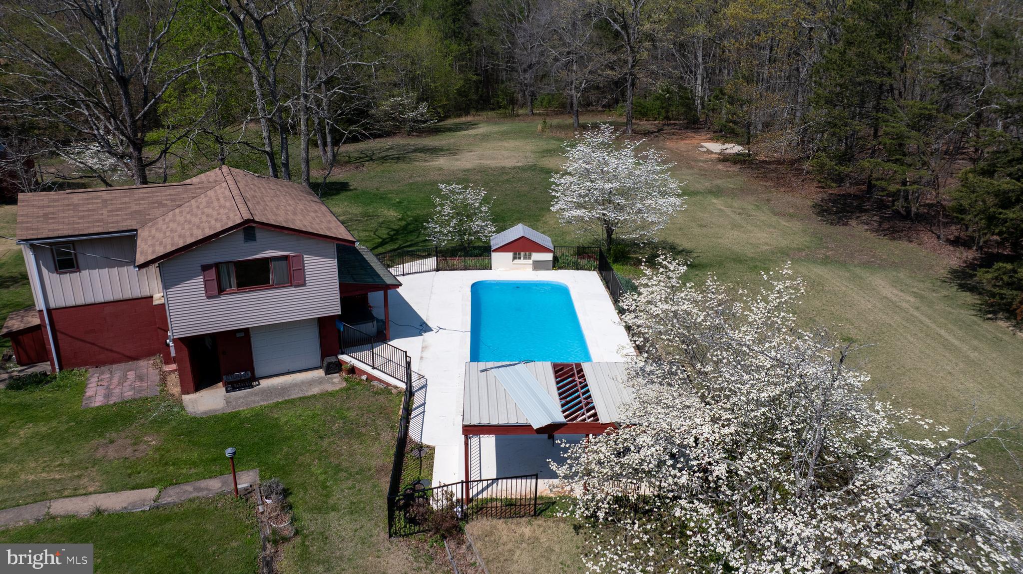 517 Doctors Road Louisa, VA 23093 - Photo 54 of 83 a aerial view of a house with a yard