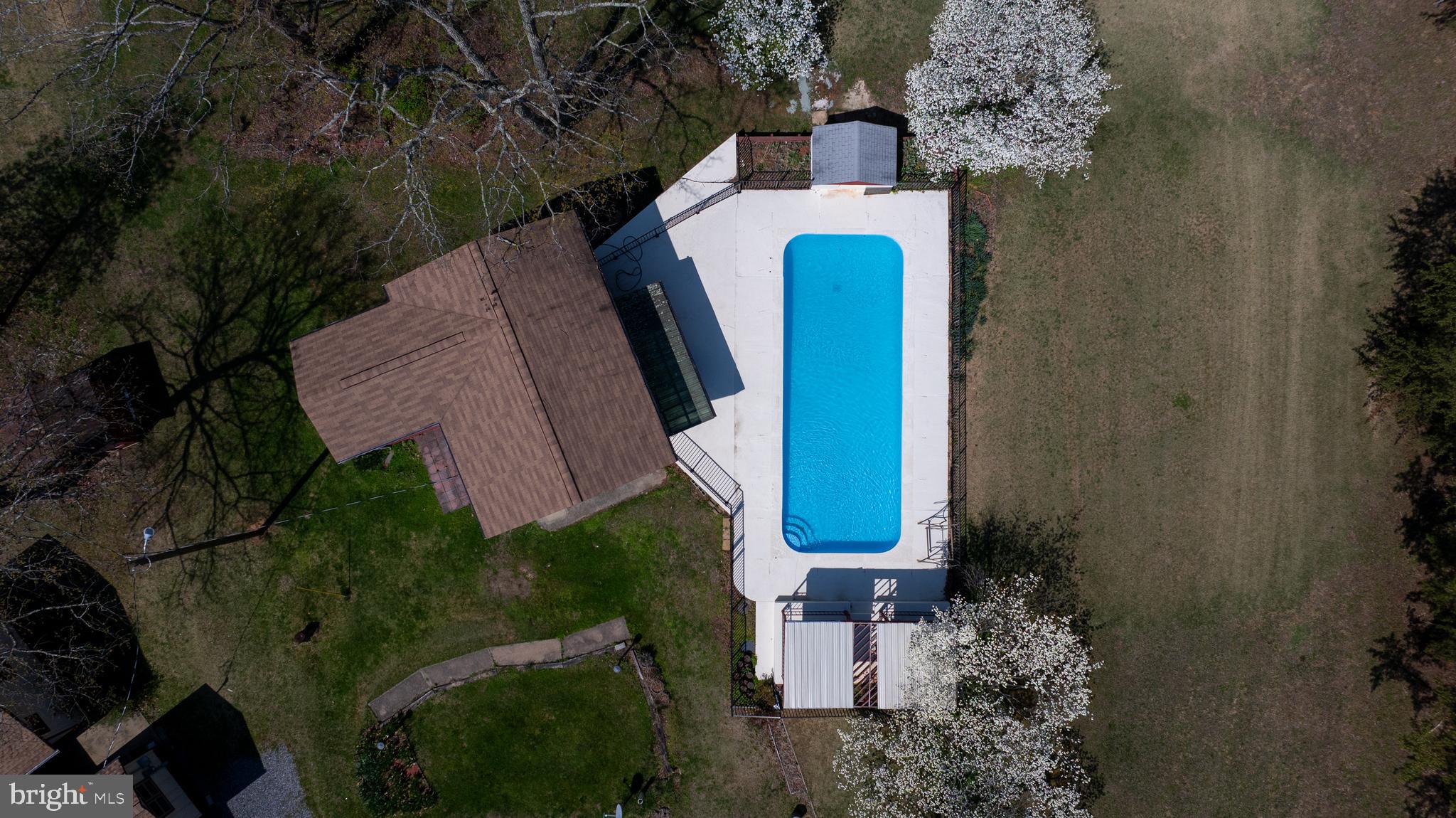 517 Doctors Road Louisa, VA 23093 - Photo 69 of 83 an aerial view of residential house with outdoor space and trees