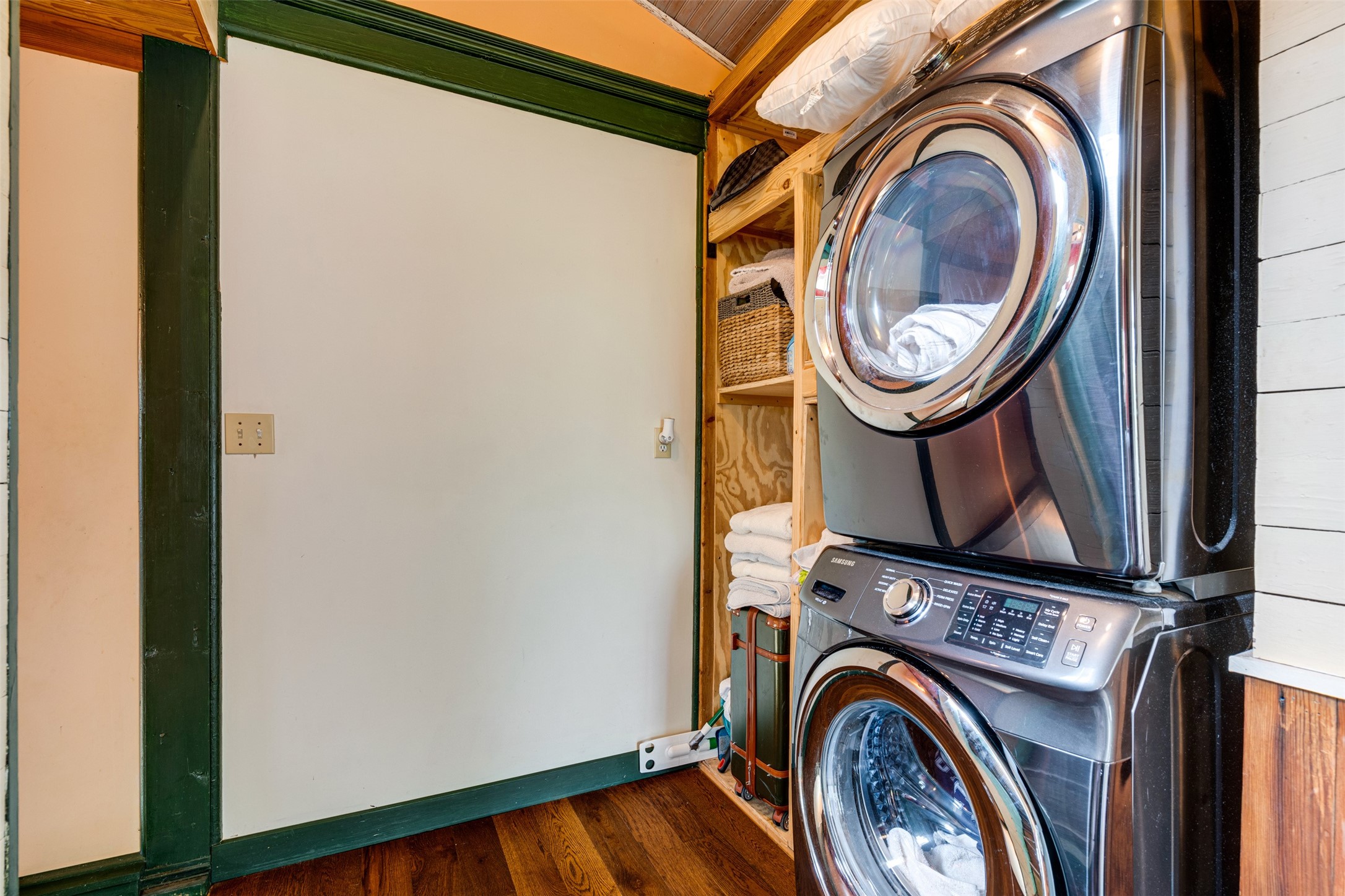 112 Boulder Lane Manor, TX 78653 - Photo 17 of 39 a view of a storage & utility room with a washer dryer