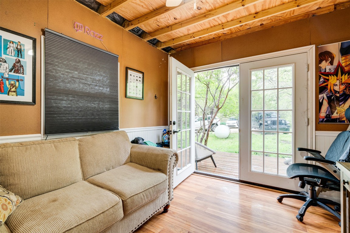 112 Boulder Lane Manor, TX 78653 - Photo 18 of 39 a living room with furniture and a large window