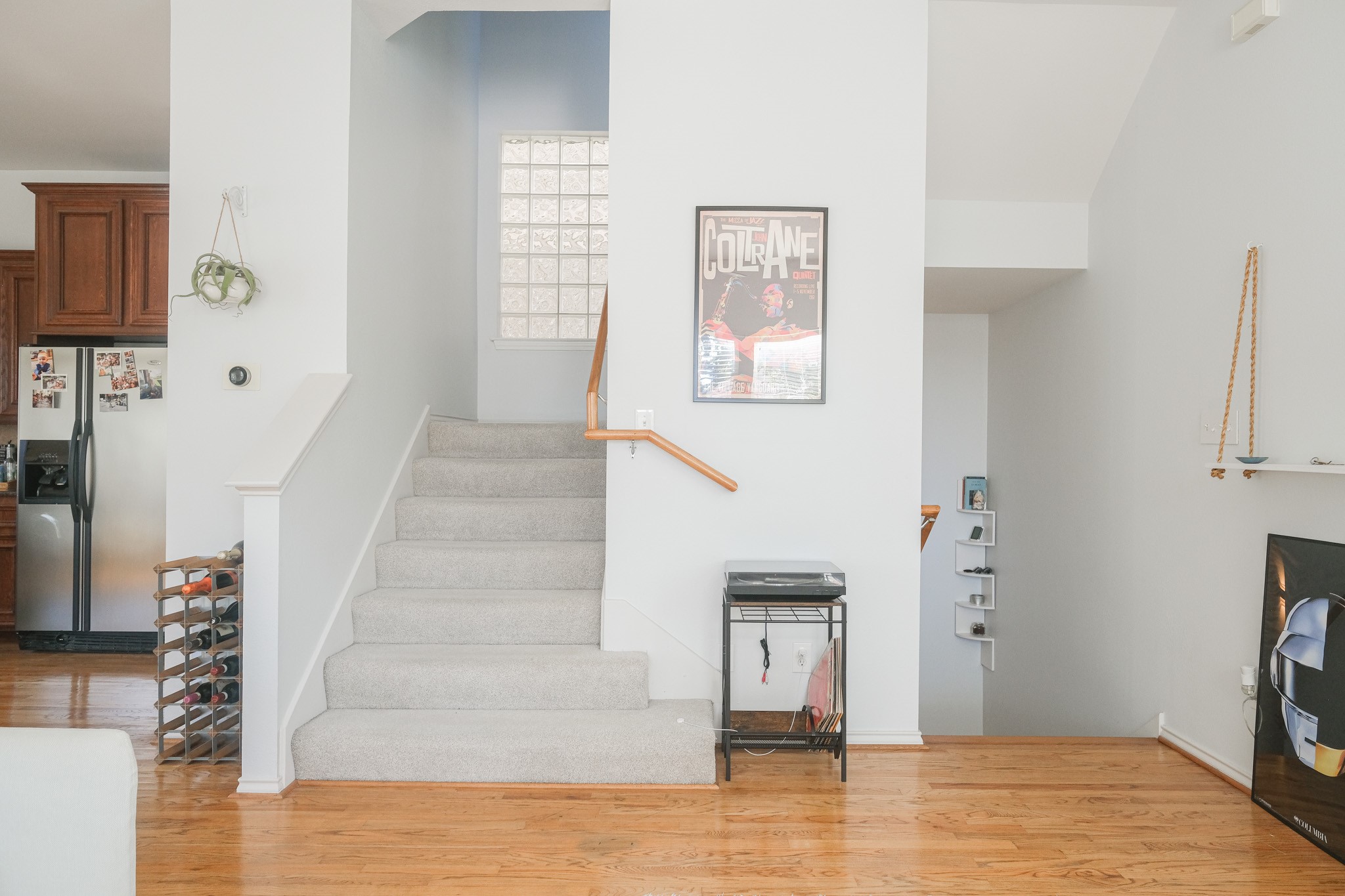 2609 Link Road Houston, TX 77009 - Photo 6 of 21 a view of entryway and hall with wooden floor