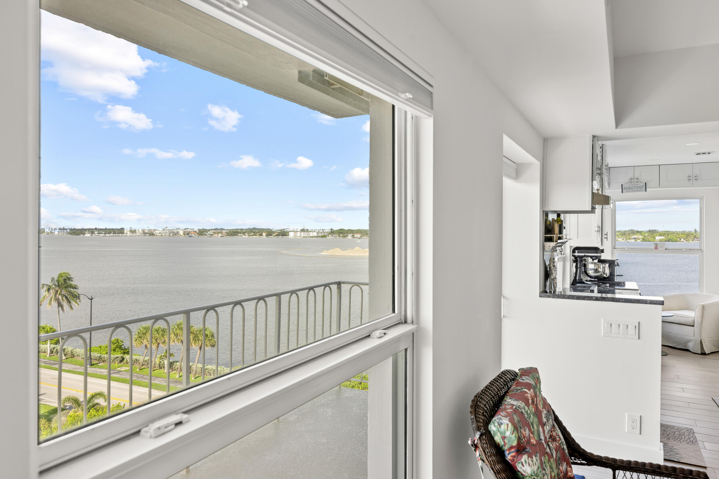 3230 South Ocean Boulevard, Unit A602 Palm Beach, FL 33480 - Photo 15 of 87 a view of a living room with a floor to ceiling window