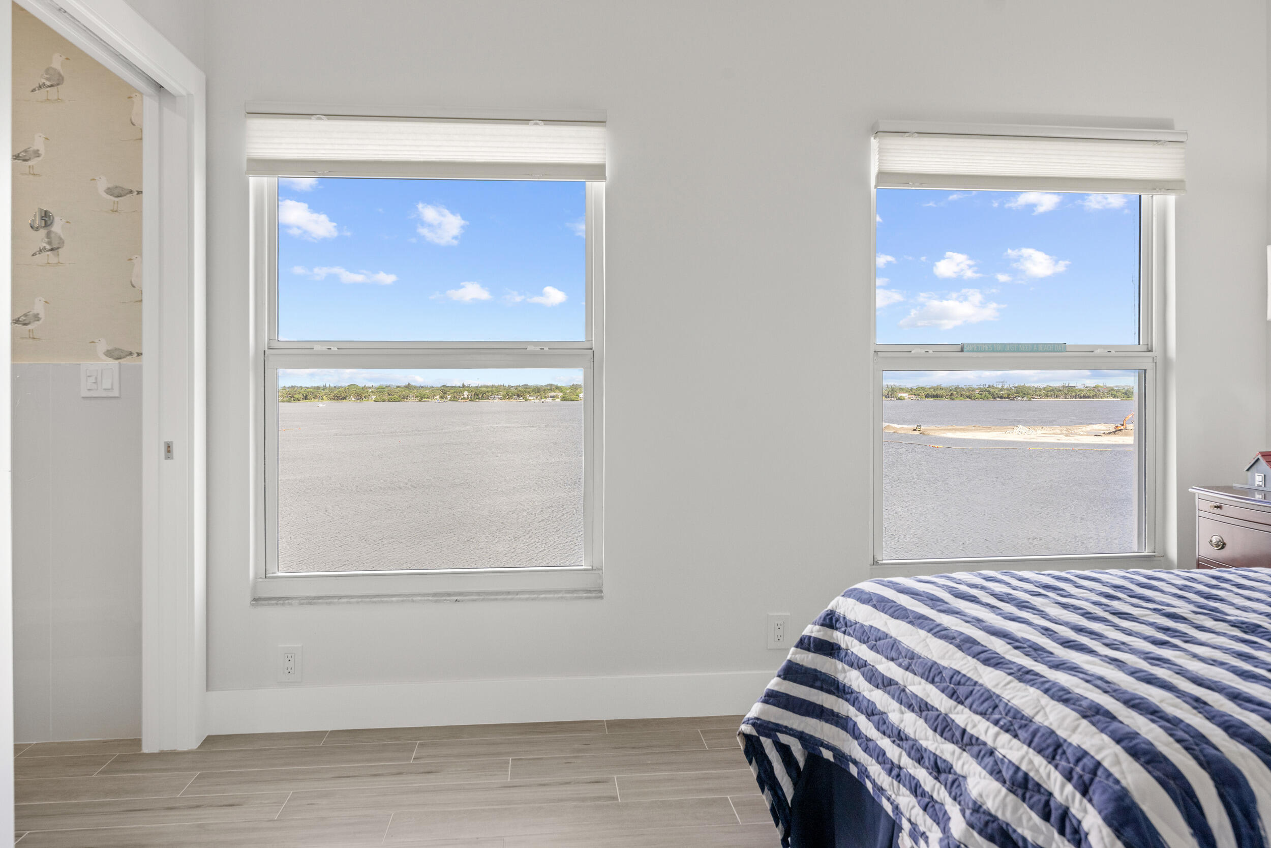 3230 South Ocean Boulevard, Unit A602 Palm Beach, FL 33480 - Photo 27 of 87 a bedroom with a bed and with a view of closet